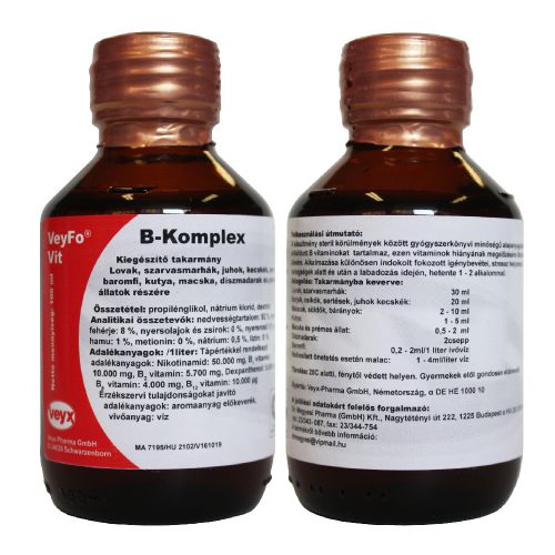 B-KOMPLEX (6-féle B-vitamin)