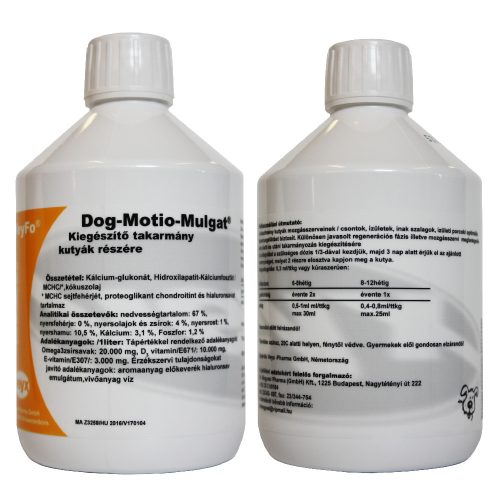 DOG MOTIO (vitamin, hialuronsav, omega 3-zsírsav)