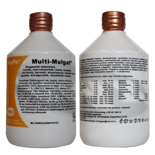 MULTI-MULGAT (vitamin, ásványi anyag, aminosav)